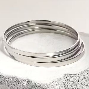 Sterling Silver Bangle Set